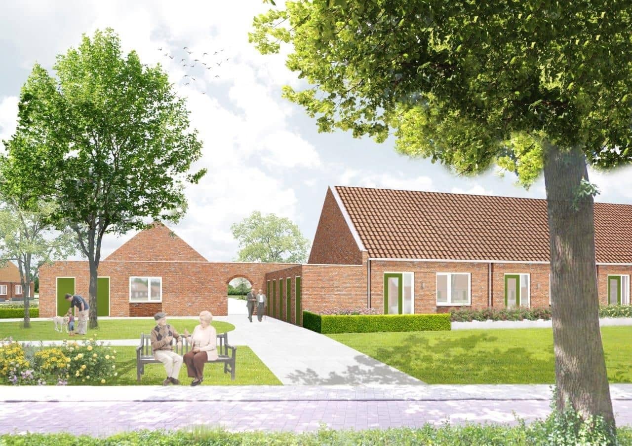 Nieuwe huizen Eendrachtshof Coevorden